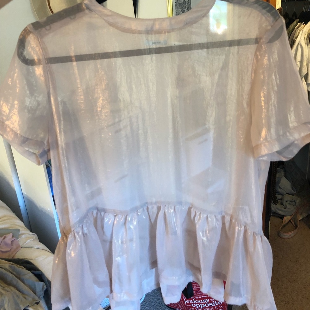 Sheer urban outfitters top